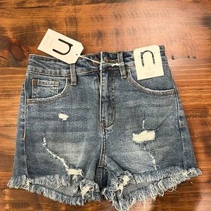 NWT Nature Denim High Rise Shorts